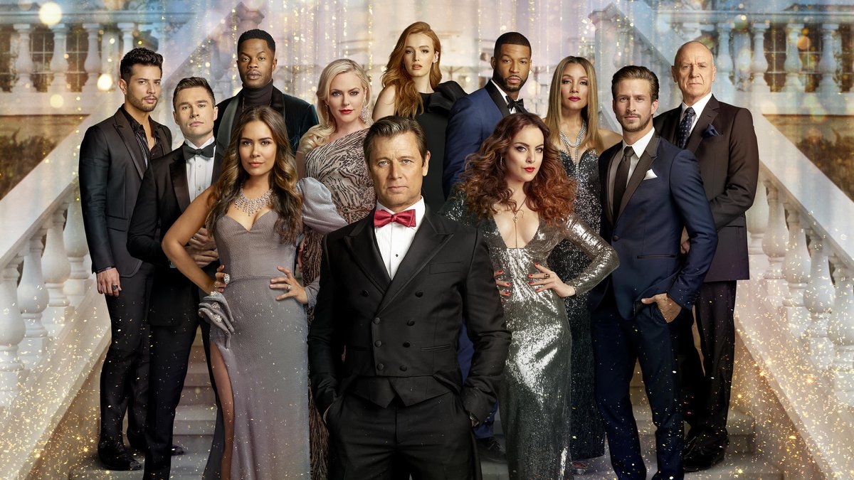 cinestera's tweet image. A imagem de divulgação da Netflix, pra S04 de Dynasty!