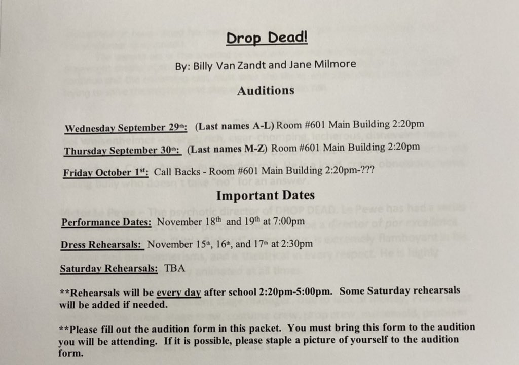 OBHS Drama tweet media