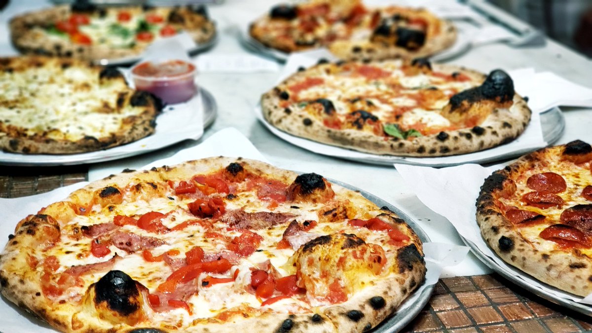 Happy 🍁Fall Equinox🍂!! A good time to start loading up on pizzas for those harsh Californian winters 😛!  #PizzaBoccaLupo #spsmarket #dtsj #sanjoselove #waytosanjose #fallequinox #fall #artisan #pizza #woodfiredpizza #thincrustpizza #foodlover #foodie #yum #sjeats #cozy #Napoli