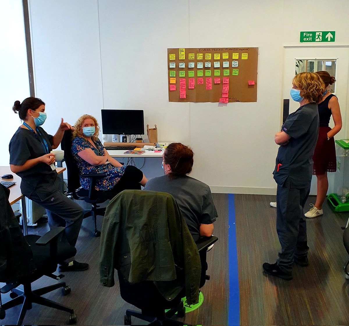 Advance process flow in action with CRT &amp; <a href="/CRIISgstt/">Care Redesign Innovation & Improvement System team</a> understanding the waste we can remove &amp; problems to solve in eSBAR process for critically unwell patients. Looking forward to part 2 &amp; getting some data on the frequency of the problems! #wip <a href="/GSTTnhs/">Guy's and St Thomas'</a> #practioner #QI