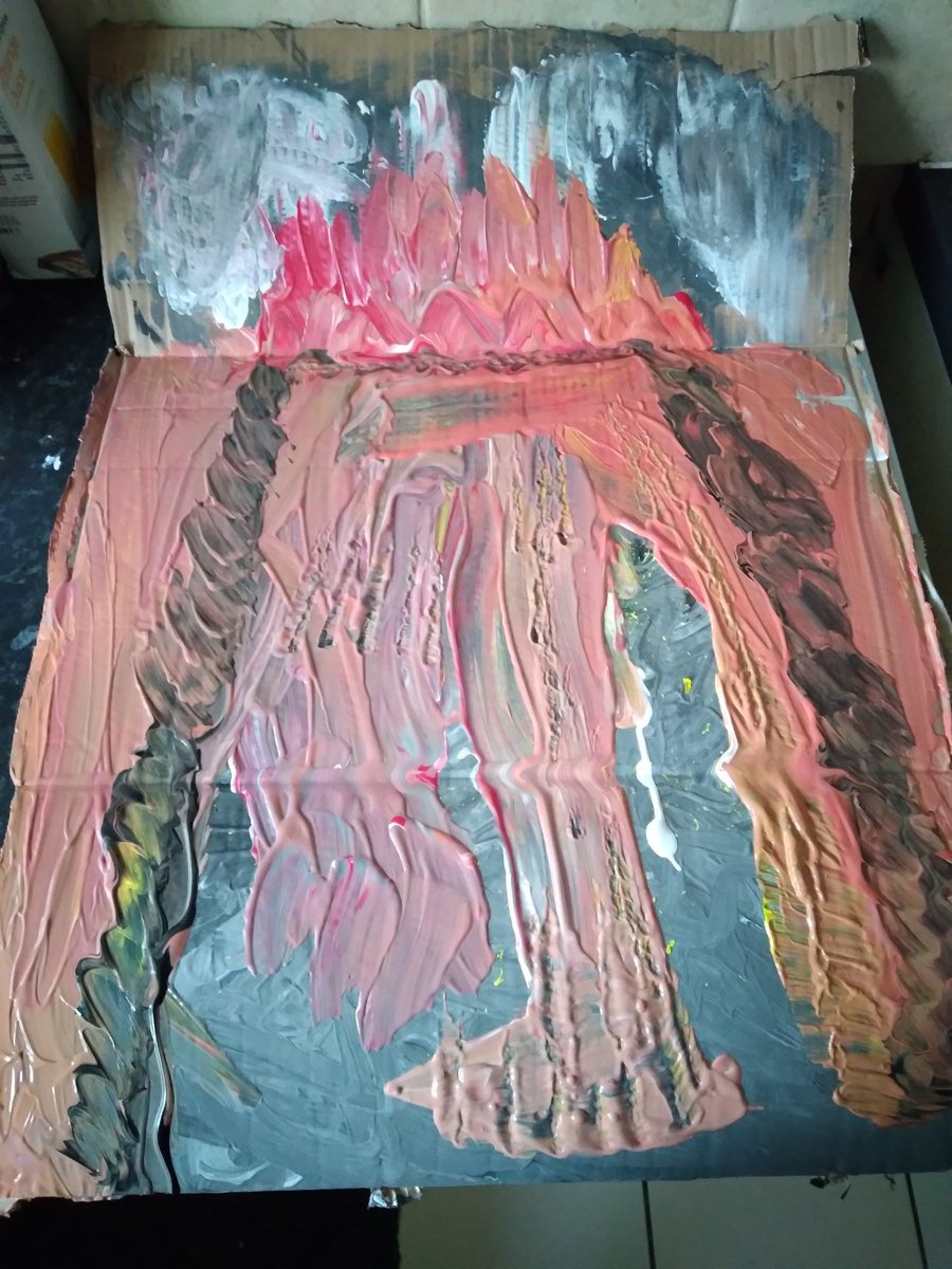 lynette26's tweet photo. @HighwoodPrim5M @HighwoodPrim5R I have tried to upload it to teams for most of the day, I'm not the savy in anyway. Jamie's homework her vision on an erupting volcano. https://t.co/EUCYSQ3UvP