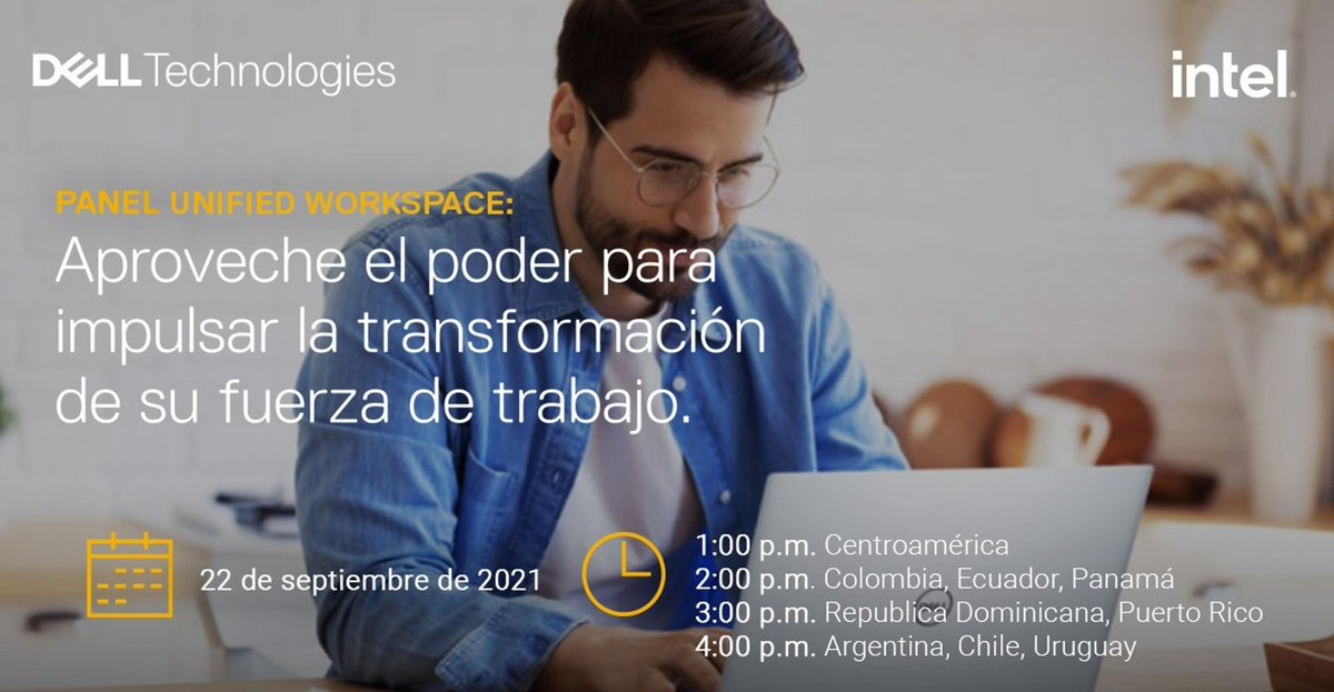 DinelaLiz's tweet image. Este 22 de sep conoce cómo ofrecer experiencias fluidas y sin complicaciones con para tus trabajadores con Dell Technologies Unified Workspace, con tecnología de Intel, para respaldar a tus empleados sin importar dónde trabajen. bit.ly/3At2exQ #IWork4Dell #WorkRedefined