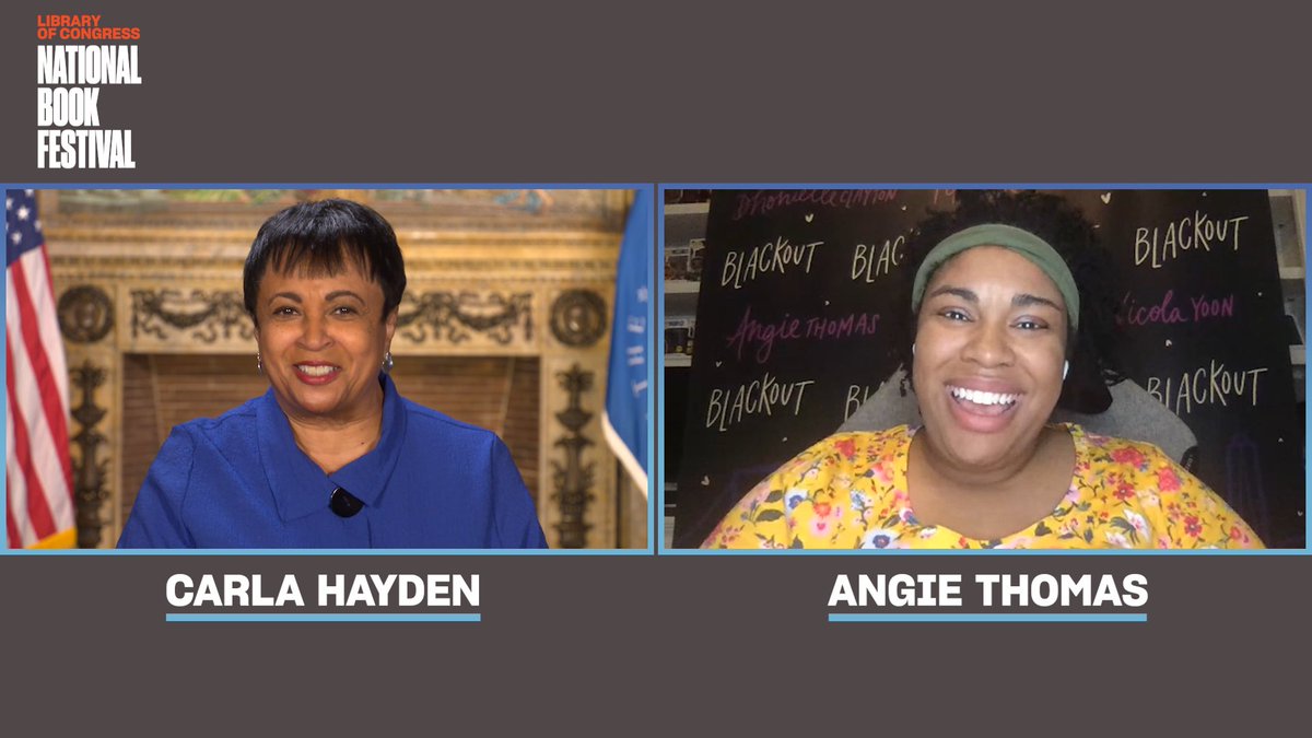 Watch my #NatBookFest conversation with “The Hate U Give” and “Concrete Rose” author @angiecthomas. Her books are inspiring more young people to read.
“I am a firm believer that books can create empathy and that empathy is more powerful than sympathy.”
https://t.co/BXYFMgMbvF https://t.co/D0VY3oYGBZ