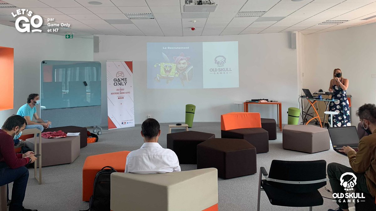 GameOnlyFr's tweet photo. [Incubateur Let's GO]

Notre promotion A.7. était hier en visite chez le studio Old Skull Games pour une journée complète de formation. 📚

⏬ 1/3

#incubateur #jeuxvideo #formation #letsGO #GameOnly https://t.co/NlpE8CALmh