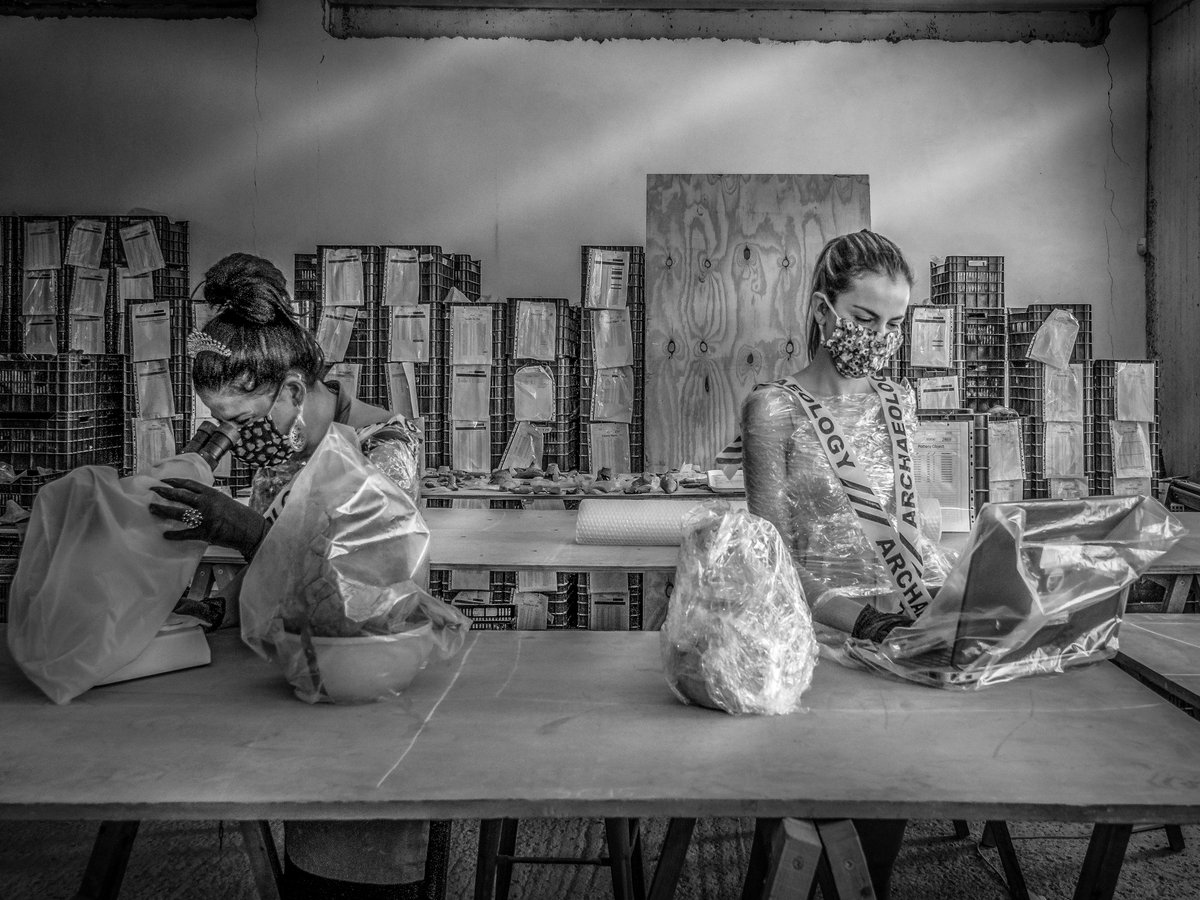 The pandemic has brought new protocols to #LabLife, but data entry never ends! #IAD2021 #Archaeology 

(Credit: Gavin McGuire)