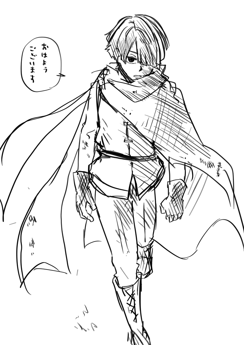 オリキャラのモルテくんを掘り出した 
