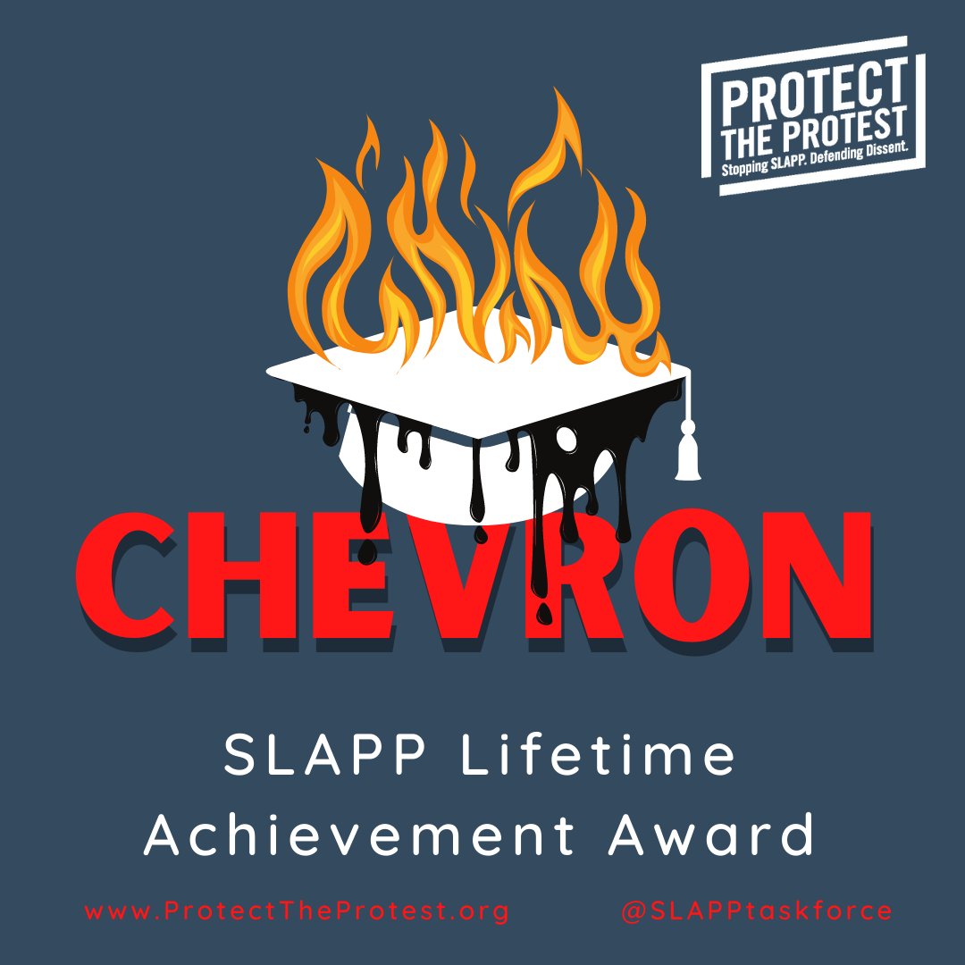Greenpeace USA (@greenpeaceusa) on Twitter photo After a decades long legal intimidation campaign against indigenous Ecuadorians and defense lawyer <a href="/SDonziger/">Steven Donziger</a>, Chevron earned its title of worst SLAPPer with blood and oil on its hands. After a decades long legal intimidation campaign against indigenous Ecuadorians and defense lawyer <a href="/SDonziger/">Steven Donziger</a>, Chevron earned its title of worst SLAPPer with blood and oil on its hands.