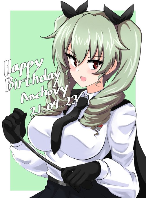 #アンチョビ生誕祭
#アンチョビ生誕祭2021

チョビちゃんお誕生日おめでとうございます!!🥳👏🎉🎊 