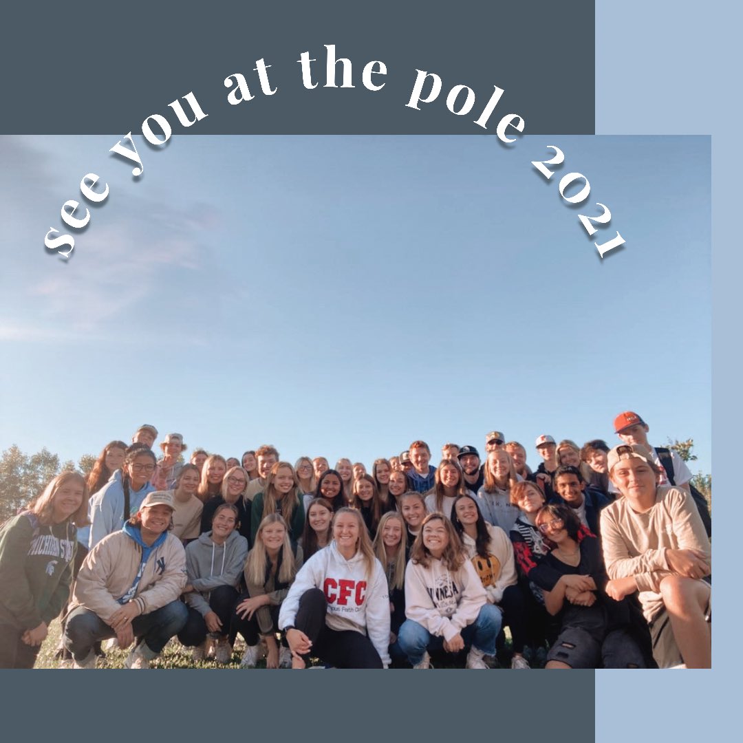 FHS_FFC's tweet photo. SEE YOU AT THE POLE 2021!!!! Great turn out this morning, a huge thank you for everyone for showing up and stepping out in your faith!!! https://t.co/wJfvhTI6Op