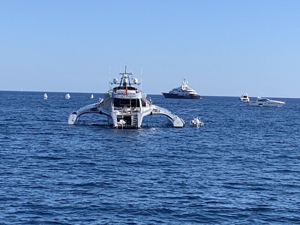 LordTets's tweet image. Mad bastard yacht in the Med