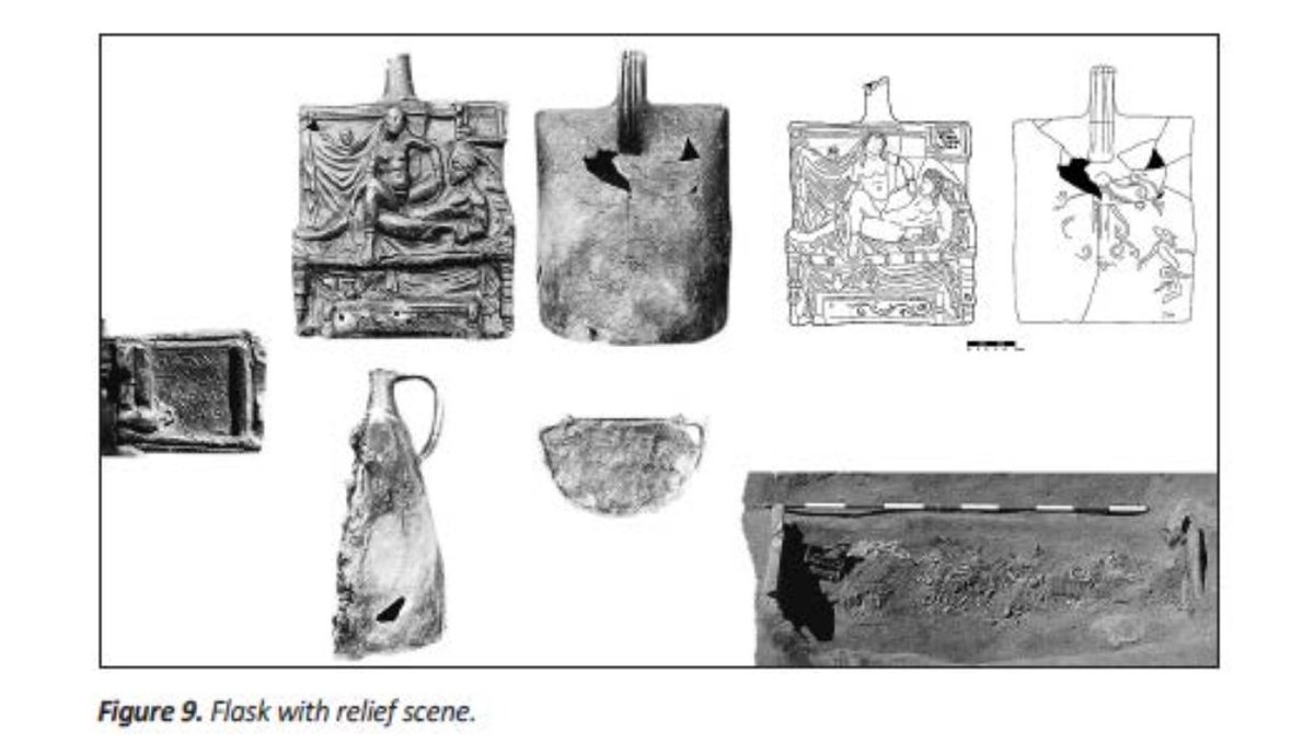 sebhth's tweet photo. While mostly a pottery thread (#rompot), folks interested in the materiality of Roman sexuality might care to see: Ergürer, E. 2018. “Roman Pottery of Parion Necropolis.” In Η Παρος Και Οι Αποικιες Της, 189-197. https://t.co/xK1JtOPSWl Fig. 9: flask with couple watched by youth. https://t.co/TYnDDWs8rS