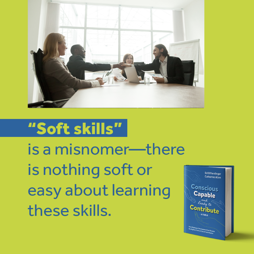 We developed the Core People Capabilities Model to help employers and employees focus on developing the most critical skills and abilities people need to work and collaborate successfully in the 21st century world of work.
<a href="/ConsciousCap/">Conscious Capitalism, Inc.</a> 
Learn more at consciousandcapable.com