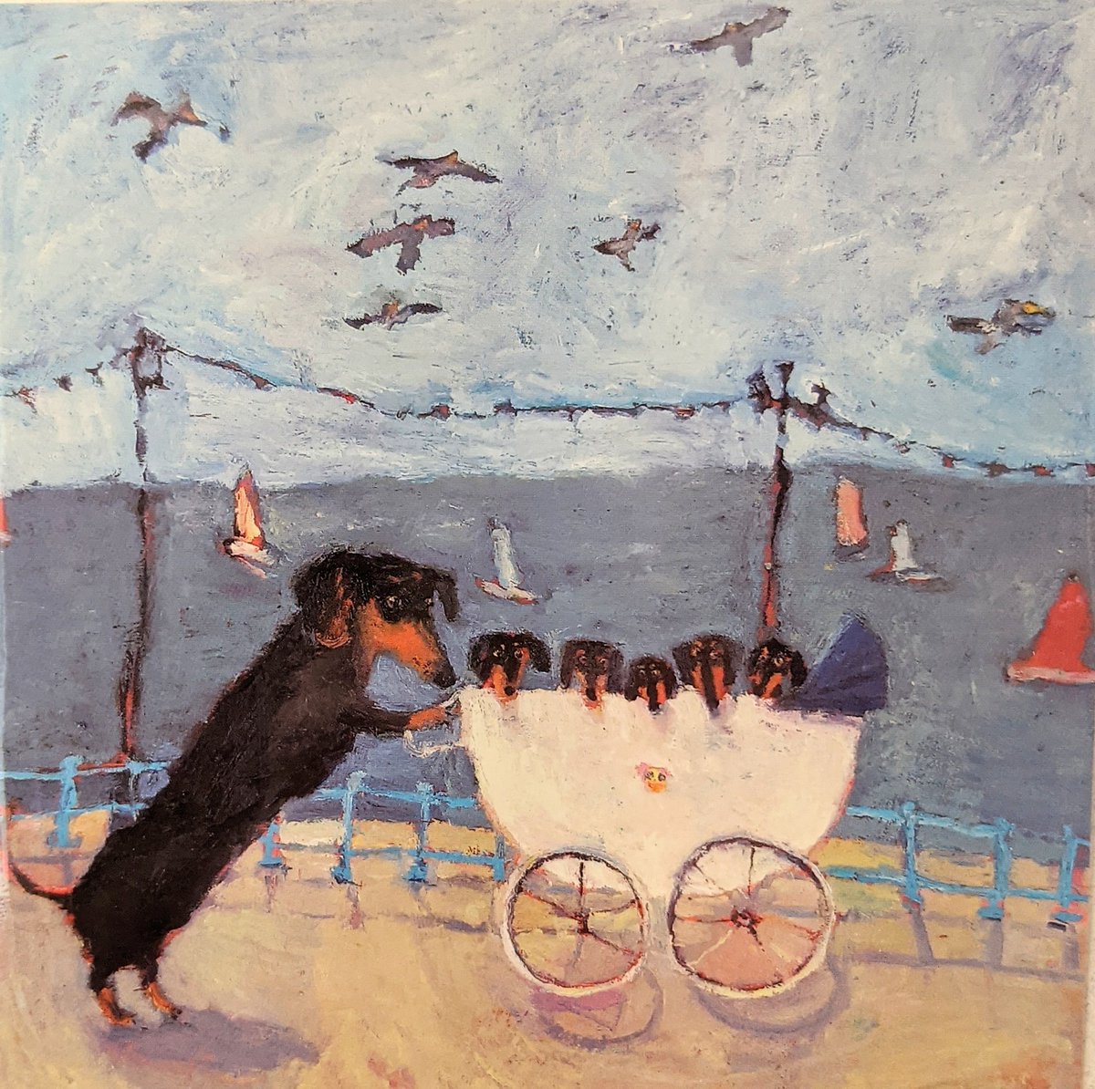 dragonfly_gifts's tweet photo. Enchanting cards , available at The Dragonfly #firstouting #newbaby #Congratulations #shoplocal #ShopSmall #ScotlandLovesLocal #broughtonstreet #edinburghdachshund #doglovers #cardshop #gifts #independentartist #artist #illustration #dachshund #doglovers #art https://t.co/Z0lNwipJv9
