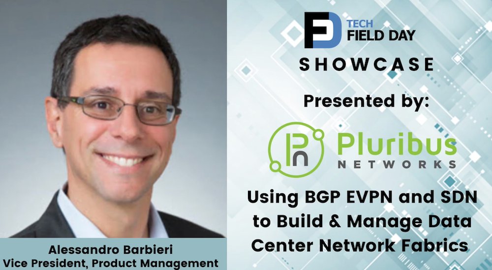 TechstrongIT's tweet image. How is @PluribusNet using BGP EVPN and #SDN to ease the complexity of modern #datacenternetwork fabrics? Watch @TechFieldDay delegates @SDN_GIRL @PJWelcher @OrhanErgunCCDE and @NetWorkingNerd in this Showcase to find out! #Networking #Sponsored  tfd.bz/3u3PYSb