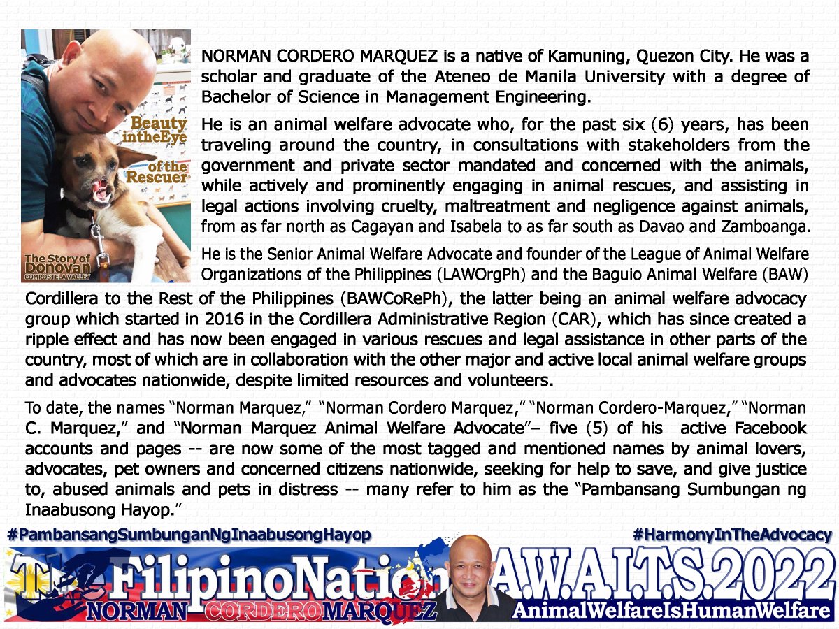 Norman Marquez, Animal Welfare Advocate in Senate (@NormanCMarquez) / Twitter Norman Marquez, Animal Welfare Advocate in Senate (@NormanCMarquez) / Twitter