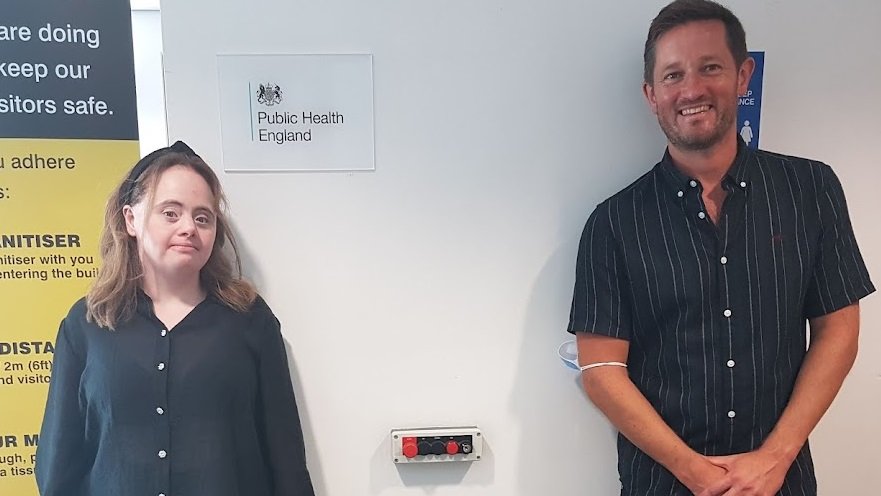 Congratulations to Rachael who has started her new job at @PHE_uk supporting work to tackle health inequalities, increase employment and support partnerships with organisations that advocate for people with learning disabilities & autism. 
Very important work, good luck Rachael.