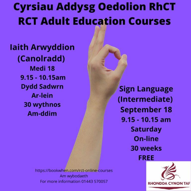 Learn_RCT_Dysgu's tweet image. #SignLanguageAdvance
#SignLanguageforBeginners
#Signlanguageintermediate
#SignLanguage @GartholwgLLC #rct