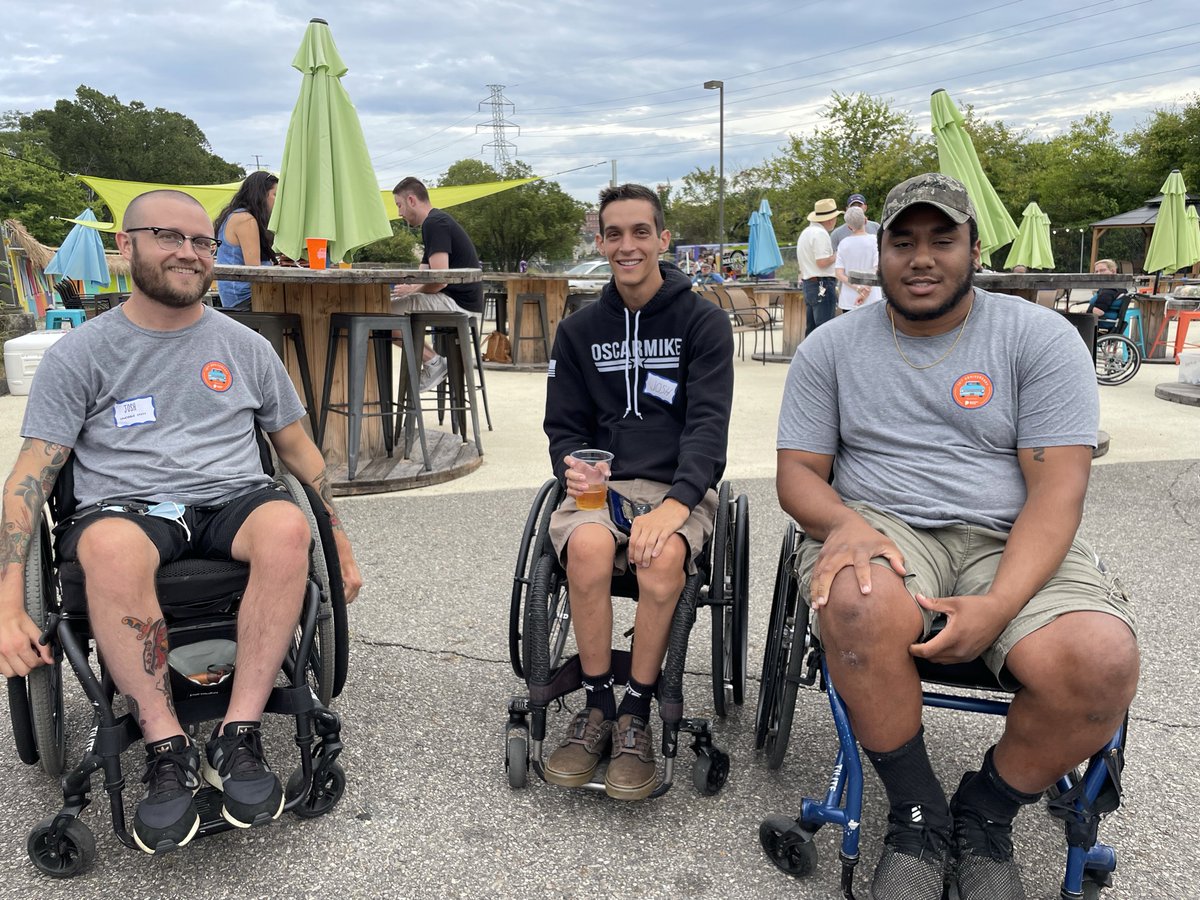 SportableRVA's tweet photo. The #tailgateoftheweek, presented by MP Barden & Sons (https://t.co/4BRiagAZJm), is the Hourigan Athlete Tailgate!
Nearly 100 athletes, volunteers, and supporters celebrated Sportable’s mission this week at Main Line Brewery and helped raise funds for adaptive sports in RVA! https://t.co/AeCTKOB7Zu