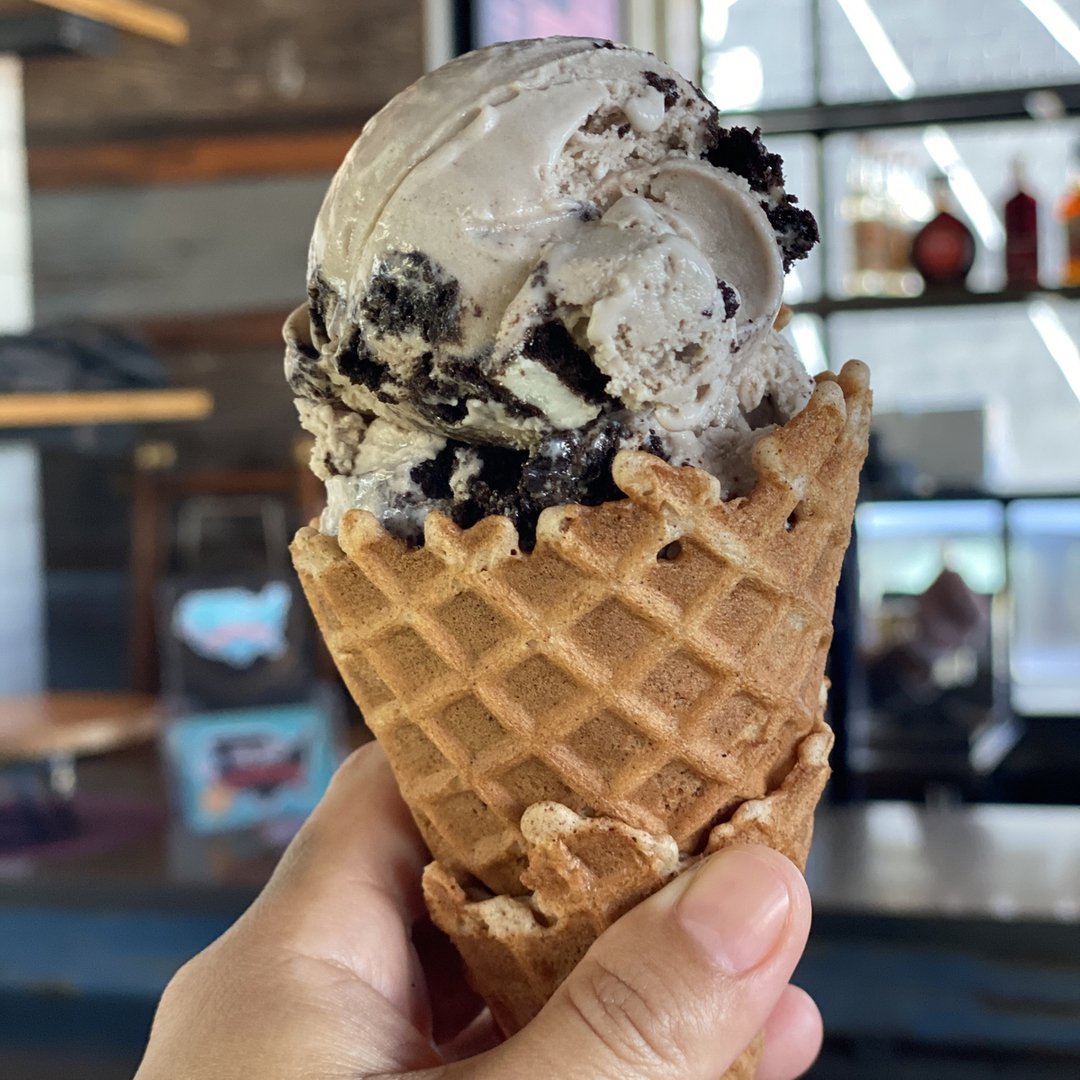 Happy National Ice Cream Cone Day! 

Come celebrate with one of our house-made waffle cones and your favorite scoop of ice cream! ⁣Our waffle cones and bowls are made in store fresh every day. You can actually smell them as soon as you walk in! ⠀

Stop in today! We cannot wai