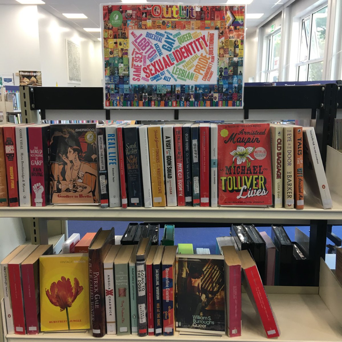 GodalmingLib's tweet photo. Borrow one of our adult fiction books from Godalming Library celebrating #PrideInSurrey2021
@SurreyLibraries @PrideInSurrey @WaverleyBC #PrideWaverley #outlit https://t.co/l3w0FsfiCS
