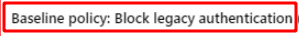 cyberaggress's tweet photo. Go to Azure AD and find "Conditional access"
Select Baseline policy: "Block legacy authentication"
Read, understand and Enable the policy if it fits your needs.
#SME #Azure #SecureYourIT https://t.co/0uLIIKQ3jE