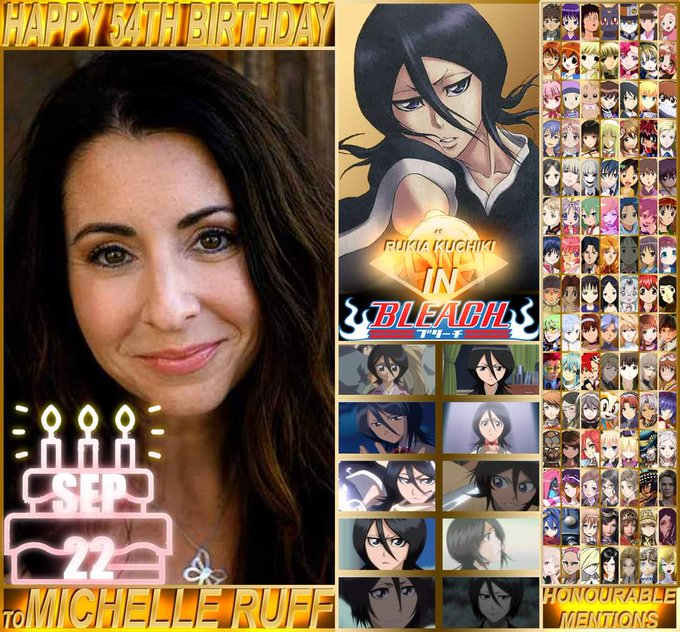 Happy birthday to Michelle Ruff and Megan Hollingshead           