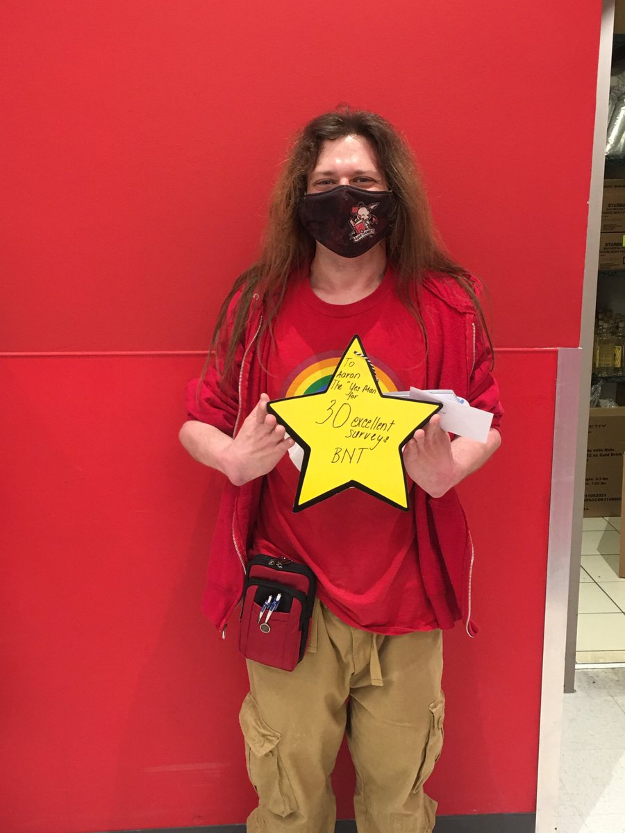 Aaron “The Yes Man” ,we are celebrating you today! You set an example for us how to connect with our guests and build a long lasting relationships with them. Congratulation on your 30 excellent survey! ⁦@ Chuck Williams @Blake Hill