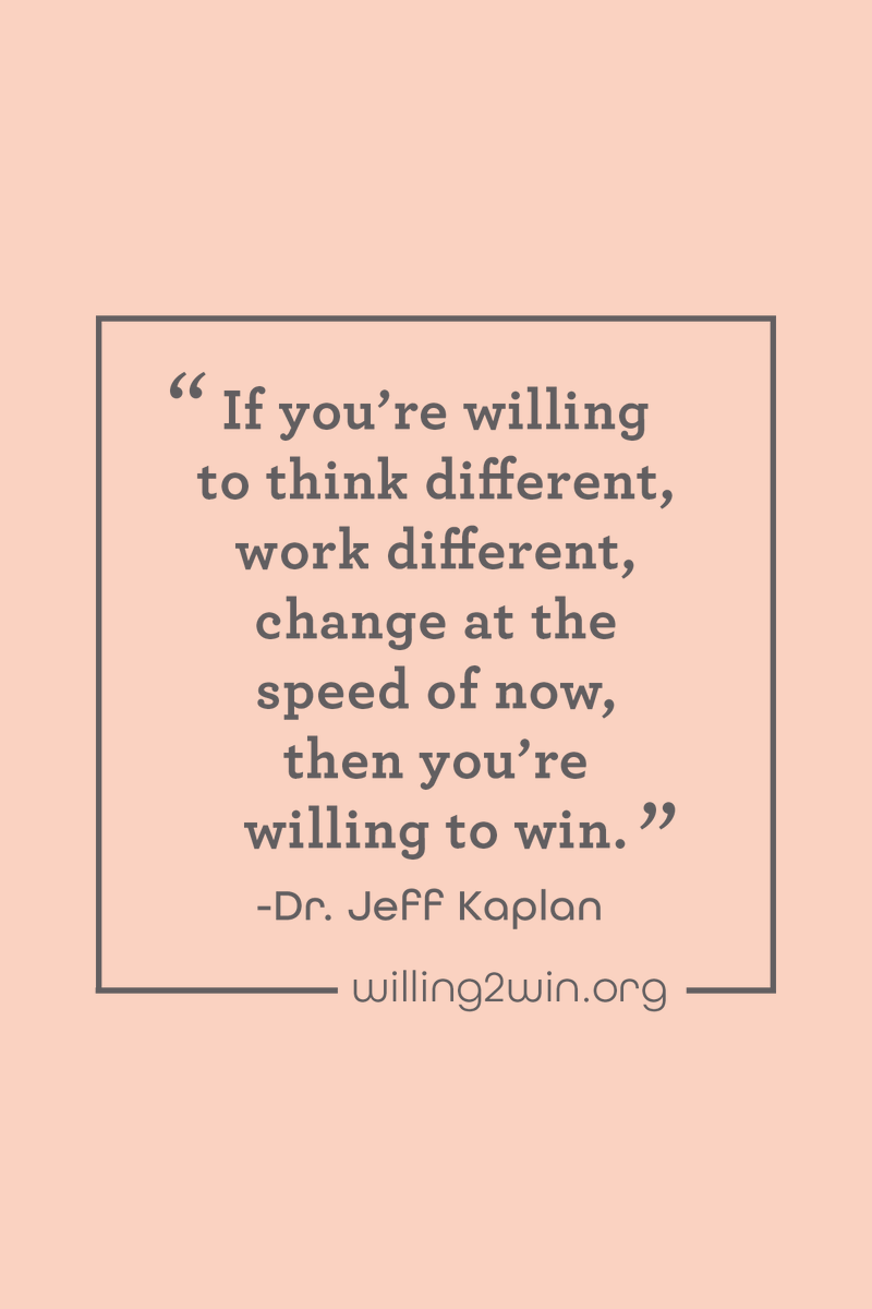DrKaplan's tweet photo. Change in the career-world is inevitable. Join the #willing2win Legion today. #career #leadership #change https://t.co/ToGvK8uknC