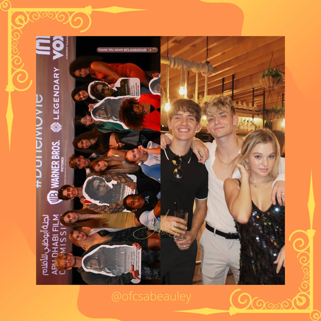 ofcsabeualey's tweet photo. Fotos ainda do Dune o filme de ontem, lindos!🧡💫 https://t.co/bNgm1a5XsX