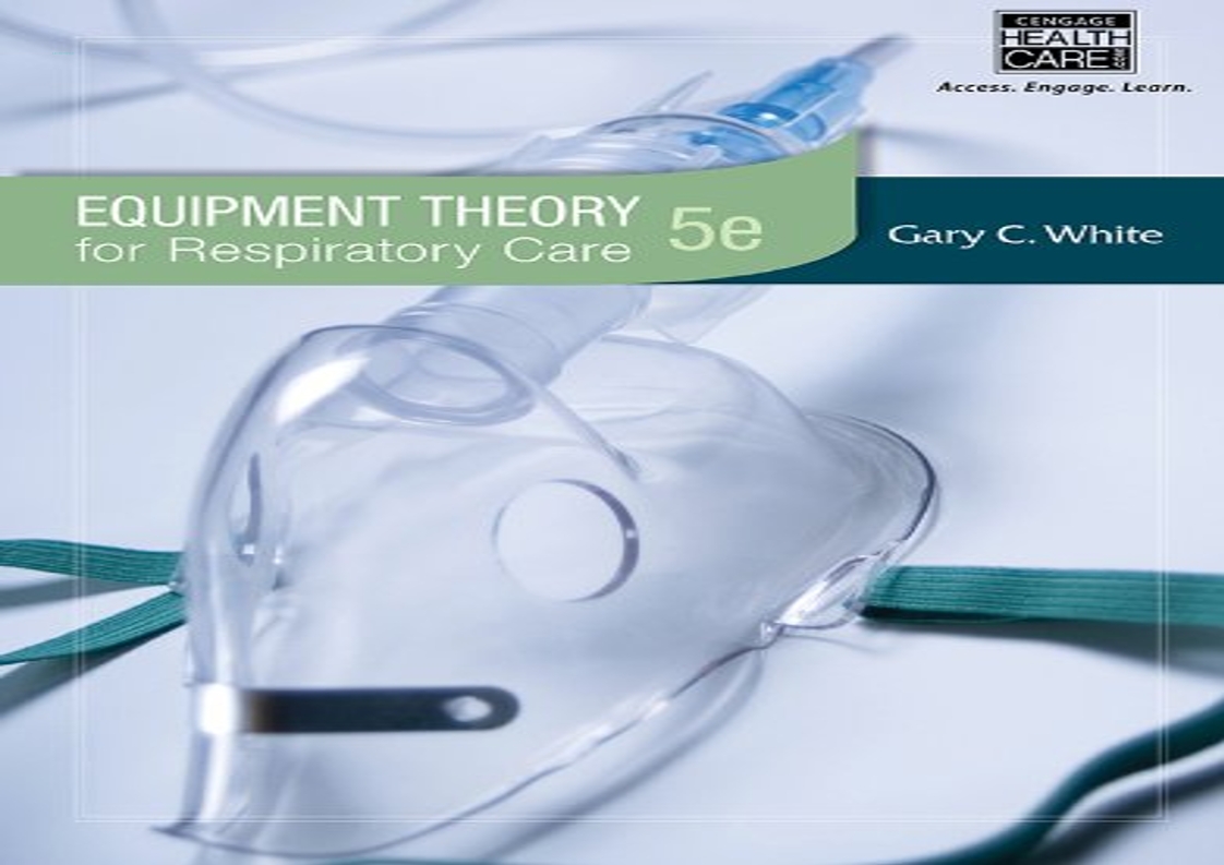 [PDF] DOWNLOAD FREE Equipment Theory for Respiratory Care / Twitter