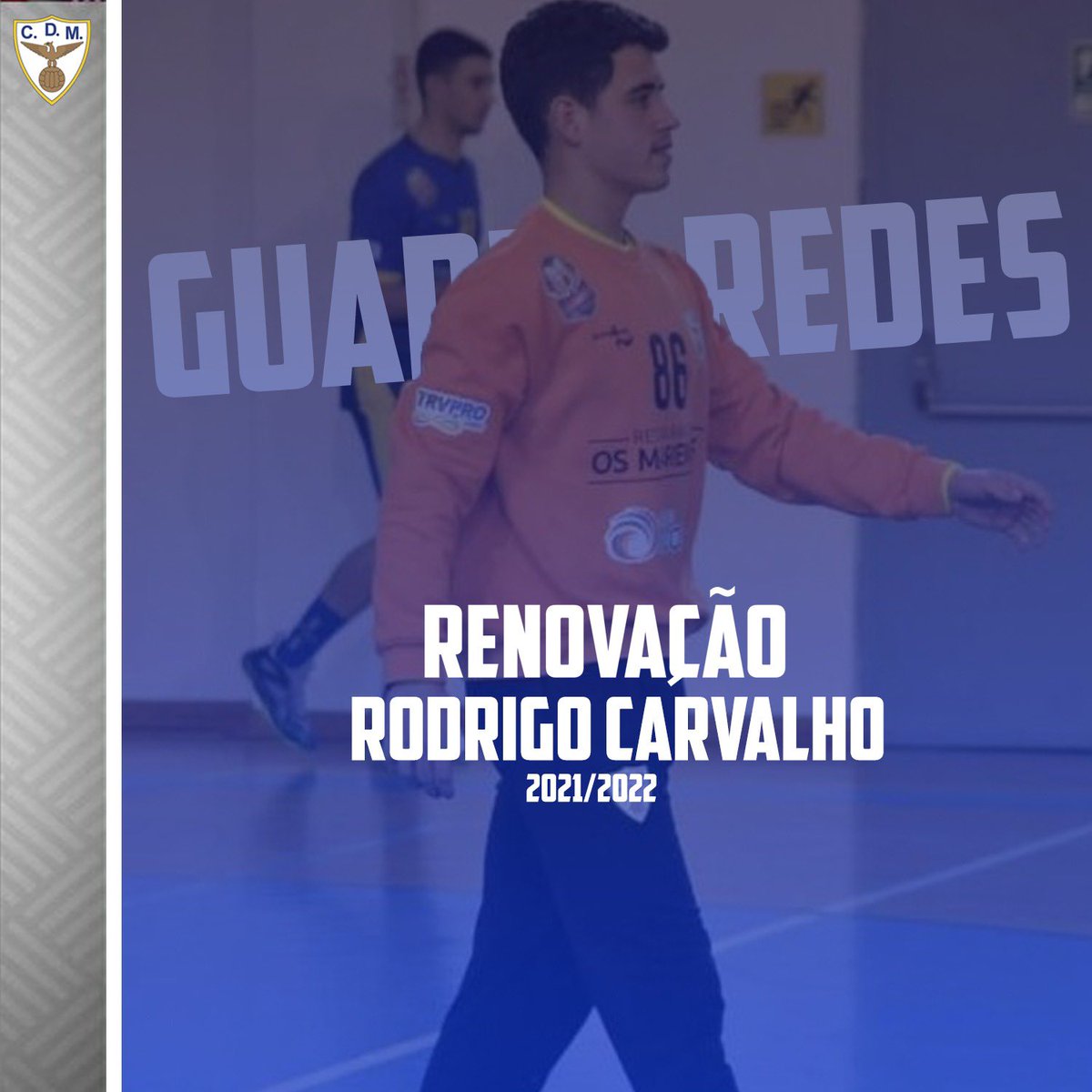 cdmarienses's tweet photo. 🟡 O Clube Desportivo "Os Marienses" tem o prazer de anunciar Rodrigo Carvalho guarda-redes de 19 anos que irá integrar o nosso plantel da equipa sénior de Andebol na época 2021/2022. Desejamos boa sorte e muitas conquistas para esta época Carvalho! 🔵 
#PELOSMARIENSES https://t.co/EERRZ2anEB