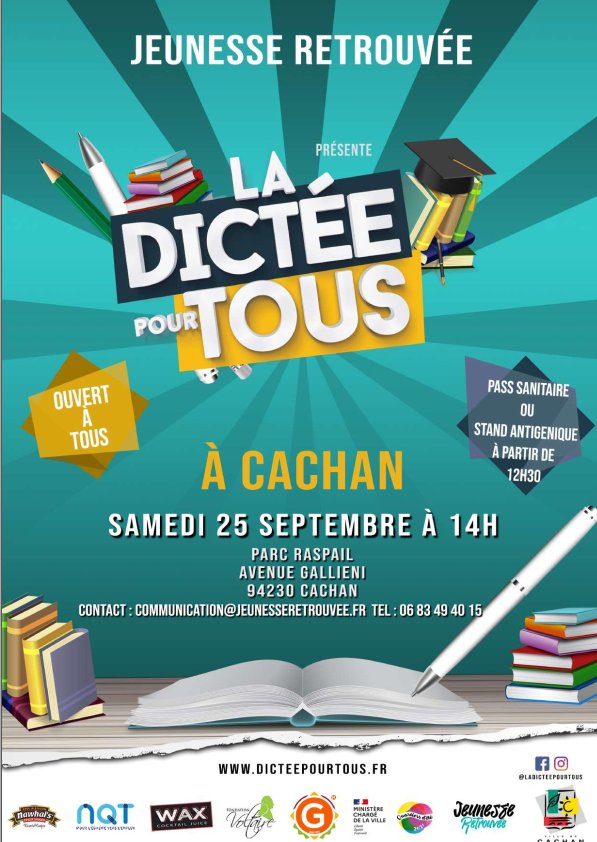 ARetrouvee's tweet photo. Nous sommes heureux d’accueillir en tant que lectrice, la formidable actrice et comédienne  @LeilaBekhti
à la @dicteepourtous de #Cachan (94230) le 25 Septembre 2021 au Parc Raspail à partir de 14 heure.

Inscription uniquement par mail :
communication@jeunesseretrouvee.fr https://t.co/okus8m5YaL