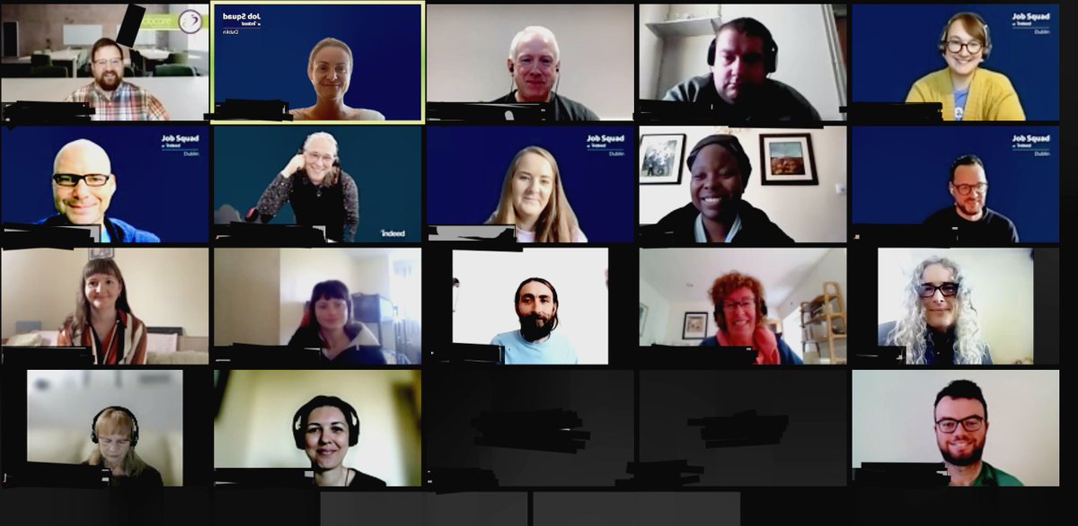 ElizLenihan's tweet photo. Today @indeed #JobSquad joined @jobcareDublins #JobSeekers to talk about all things #JobSearch to get closer to opportunities. Wishing them all the very best of luck as they continue on their job search journey. @Lir90 #WorkingMatters #JobSeekers #JobSearch #CommunityImpact https://t.co/0PXHF7KHJO
