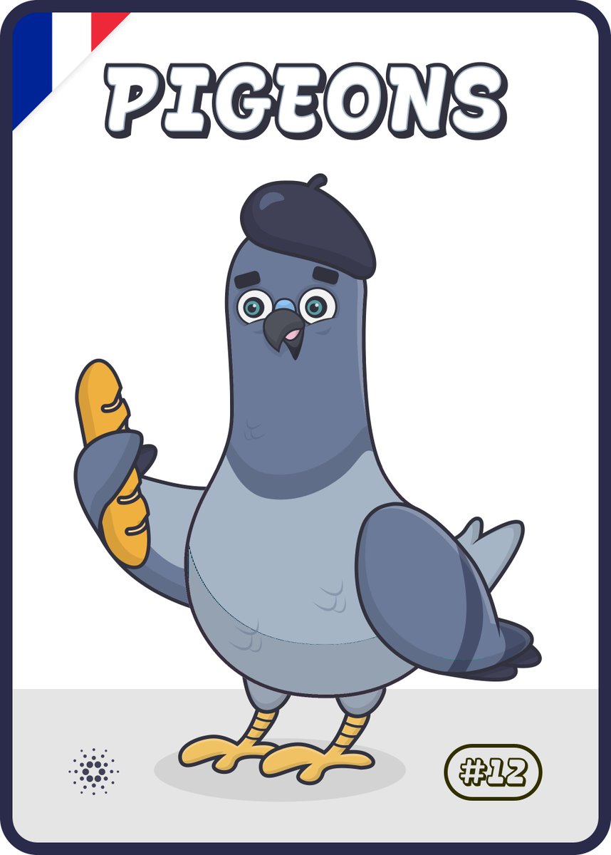 NftPigeons's tweet photo. 🇫🇷Here is PiJean, the second pigeon of our new NFT collection.
Coming soon on https://t.co/ll45jUzJAG
🚨Stay Tuned !!! 

#CNFT #CNFTs #CNFTCommunity #ADA #Cardano #nftcollector #NFT https://t.co/AJwMgvoiPu