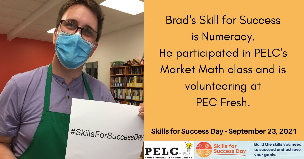 Skills for Success are the everyday skills needed for work, learning and life. Improving them will help you succeed in today’s and tomorrow’s workplace. Call PELC today!  #skillsforsuccess <a href="/abclifeliteracy/">abclifeliteracy</a> @princeedwardlearningcentre #skillsforsuccessday #adultliteracy