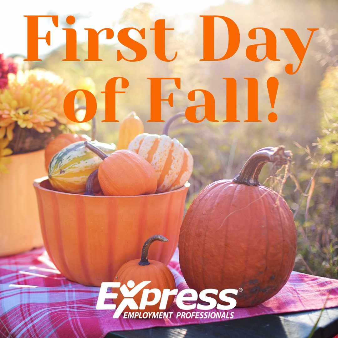 ExpressSolano's tweet image. Welcome the first day of Fall! #Fall #LeavesFalling #JobsJobsJobs #Autumn #NewJob