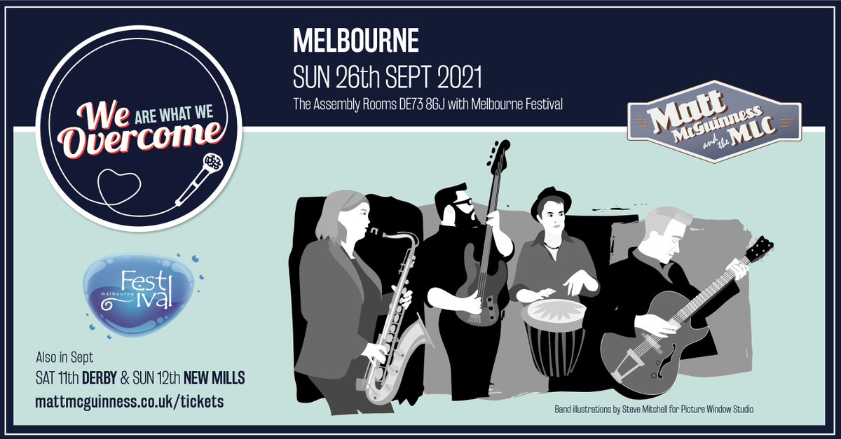 The Melbourne Festival Art &amp; Architecture Trail is over but the song goes on...Sunday 26th Join us for We Are What We Overcome -a night of music, comedy and spoken word at Melbourne Assembly Rooms. Tickets mattmcguinness.co.uk