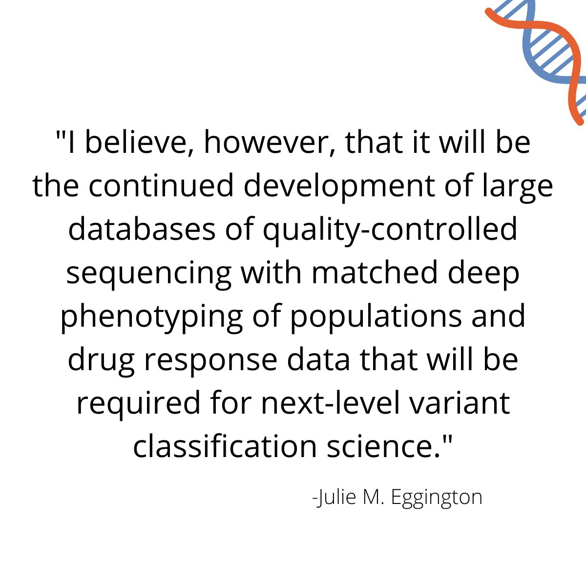 ClarifyGenetics's tweet photo. "Given that variant classification guidelines rely heavily on expert opinion, it is fair to consider expert opinion when exploring the strengths and limitations of the guidelines." 

#gcchat #clinicalgenetics #clinicalgenomics https://t.co/IbRCDPGaLB