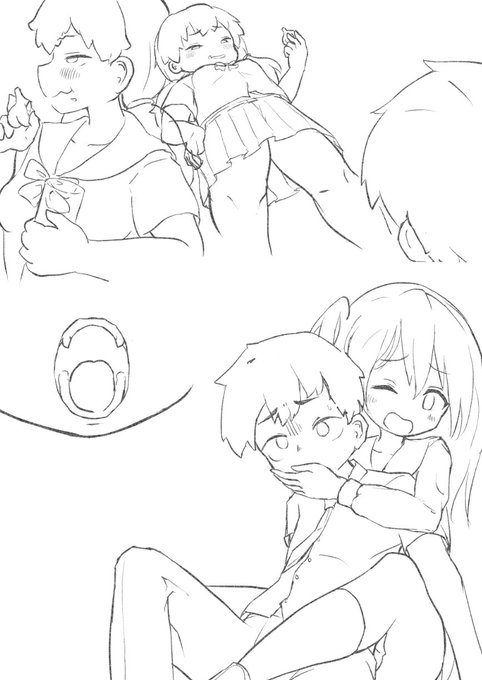 とりあえず今日は線画まで。頑張って塗るゾ! 