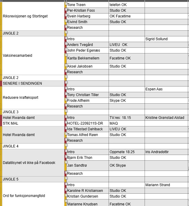 Bedre sent enn aldri! Kveldens kjøreplan i #dax18