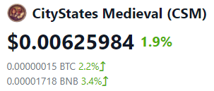 CityStatesM's tweet photo. CityStates ($CSM) has been outperforming the market almost every day through the drop. With markets recovering the valuation will be much higher than before!
More info and how to buy CSM:
https://t.co/4rBqt4YAL1 https://t.co/CPwhBsqLYv