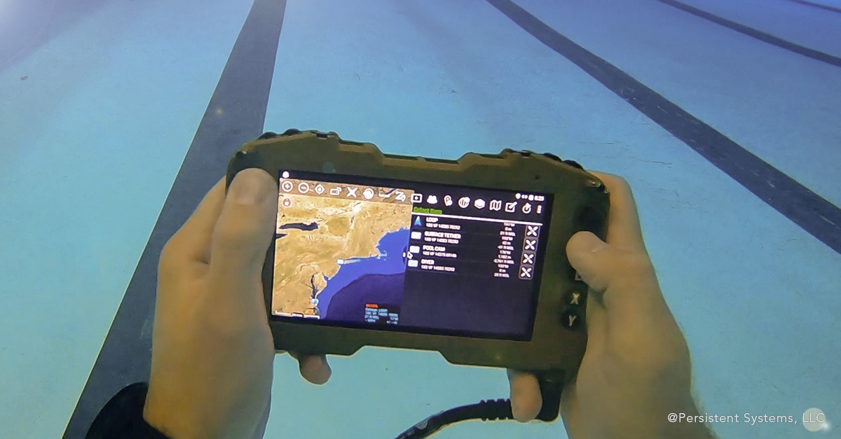 Up to 20 meters below water, the joysticks act as a mouse for complete operation and control when the touchscreen is disabled - the #RDC and #WaveRelay MANET truly perform in any environment!