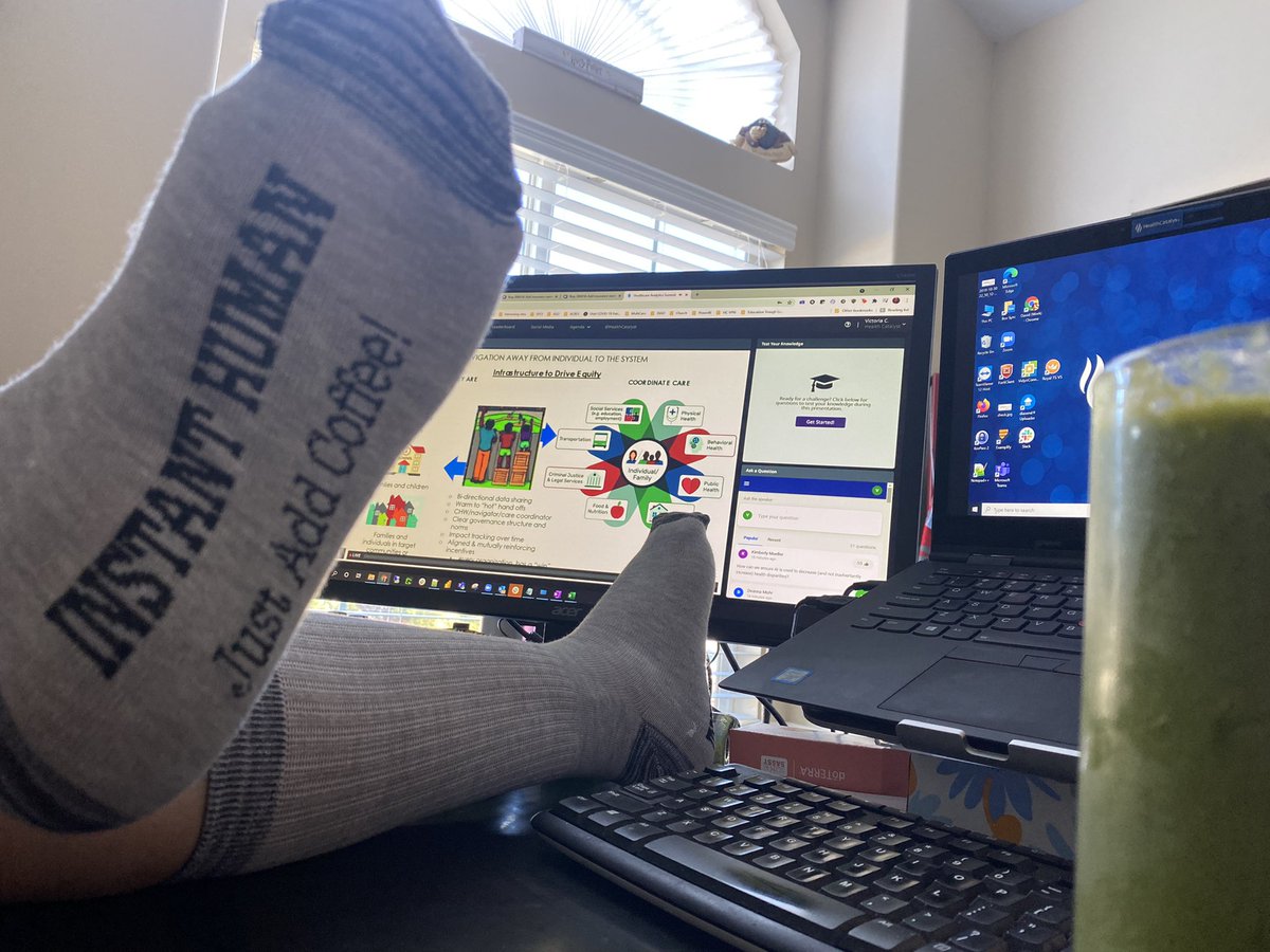 VickiBaldemar's tweet photo. It’s green smoothie for me, but you get the idea!!
#Has21 #socksofhas https://t.co/NfK5NdHiS9