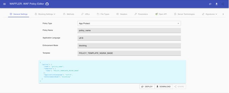 wjaviergg's tweet photo. The declarative policy is a great step to unify WAF configuration across @F5 WAFs. However, the format is JSON; easy for machines but not so user-friendly. The following project exists to address this kind of complexity. Mikhail Fedorov details https://t.co/wUaTDWy93u https://t.co/Oq5ljUvrBt