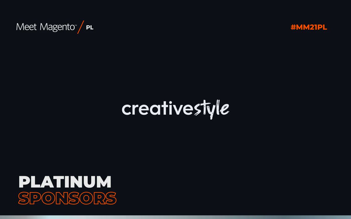 We also thank all of our sponsors for their support. Without you it would have been impossible! #CreativeStyle #mm21pl