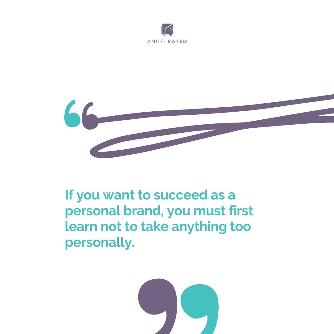 I don't know who needs to hear this but if you want to succeed as a personal brand, you must first learn not to take anything too personally. Do you agree? Do you think you need to get a thick skin, or should you just treat any negativity like water off a duck's back?! #onlinebiz
