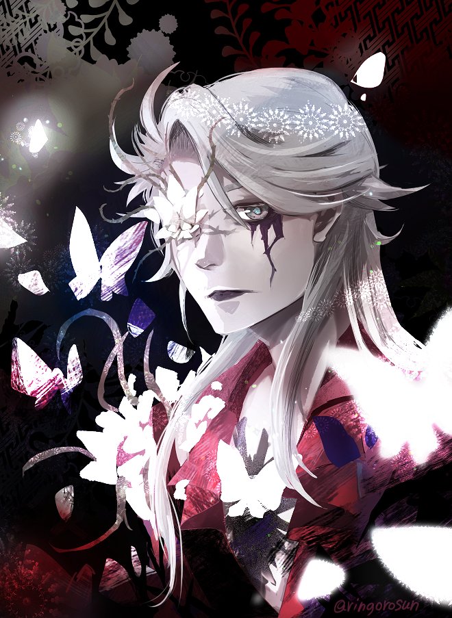 赤服の人物 赤服の人物