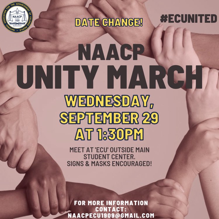 ECU NAACP tweet media