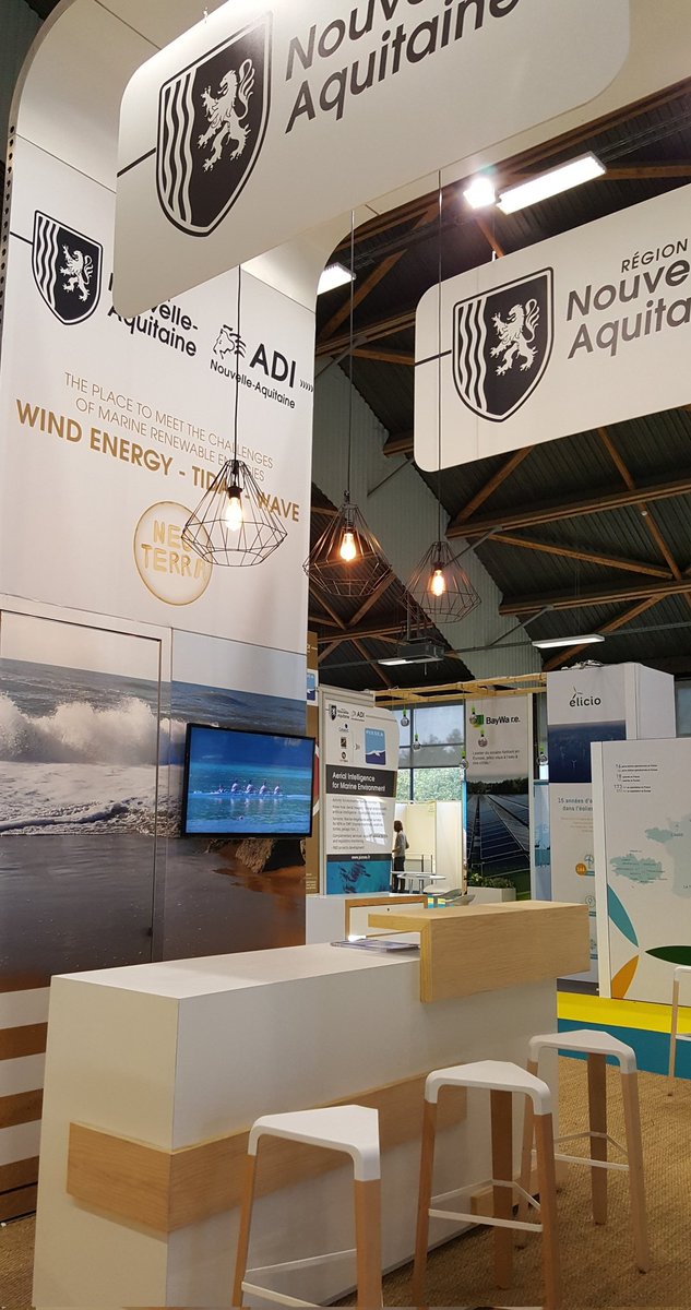 NvelleAquitaine's tweet image. [#Innovation] La #NouvelleAquitaine présente à #Seanergy2021 !

🌊 Le rdv des Énergies Marines Renouvelables 

👉 10 entreprises forment la #TeamNaqui et présentent des projets éolien offshore, hydroliens, houlomoteurs (force des vagues)

#Energie #neoterra #TEE @BluesignEvents