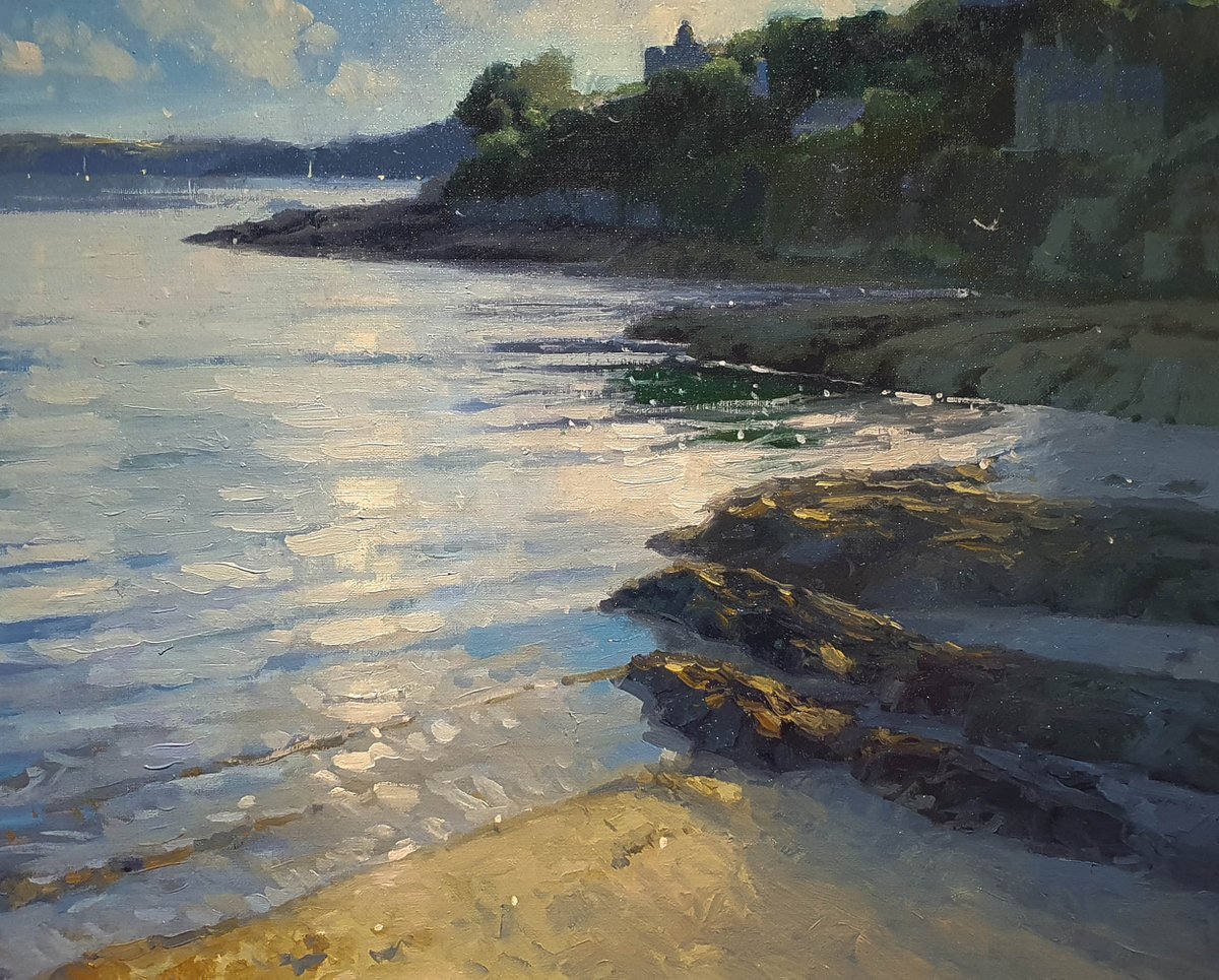 This sublime painting of St Mawes by the schamazeballs Jenny Aitken was always going to sell fast. Gotta admit, thought it would be quicker but it’s gone now. More here tho:
https://t.co/rif2MvtgAd

#stmawes #roselandpeninsula #cornwall #cornishart #jennyaitken 

@jennyaitkenart https://t.co/PIBSlAIMcH
